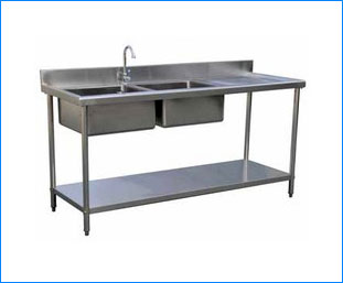 Commercial stainless steel Kitchen Water Sink / chimney ludhiana punjab india